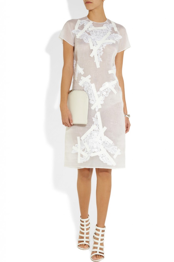 Christopher Kane Lace Dress with Duct Tape