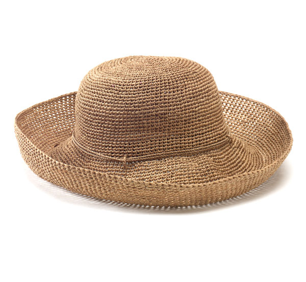 Packable Sun Hat, Brimmed Straw Hat