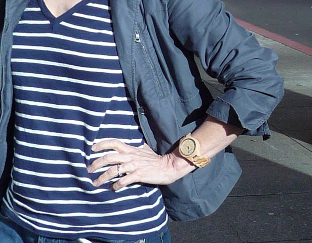 JORD-wooden-watch-with-striped-tee