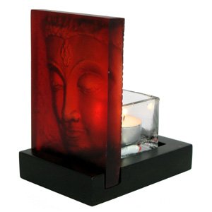 Buddha Face Candle Holder