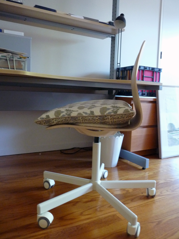 Ikea-Chair-with-Pottery-Barn-Cushion