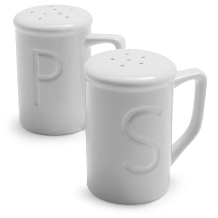 Porcelain Salt & Pepper Shakers