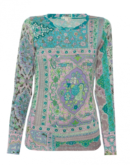 Pashma Silk and Cashmere Paisley Top