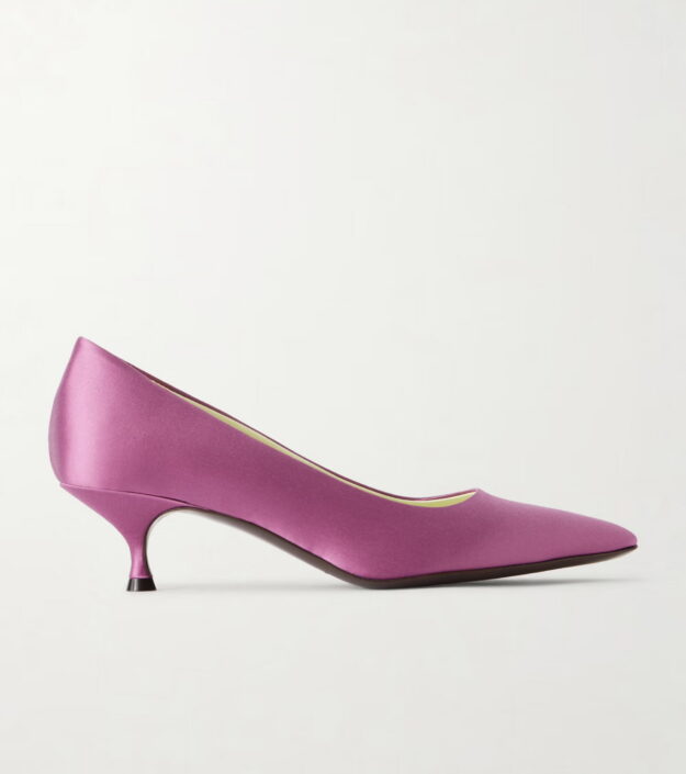 Lavender stain pumps by Herbert Levine